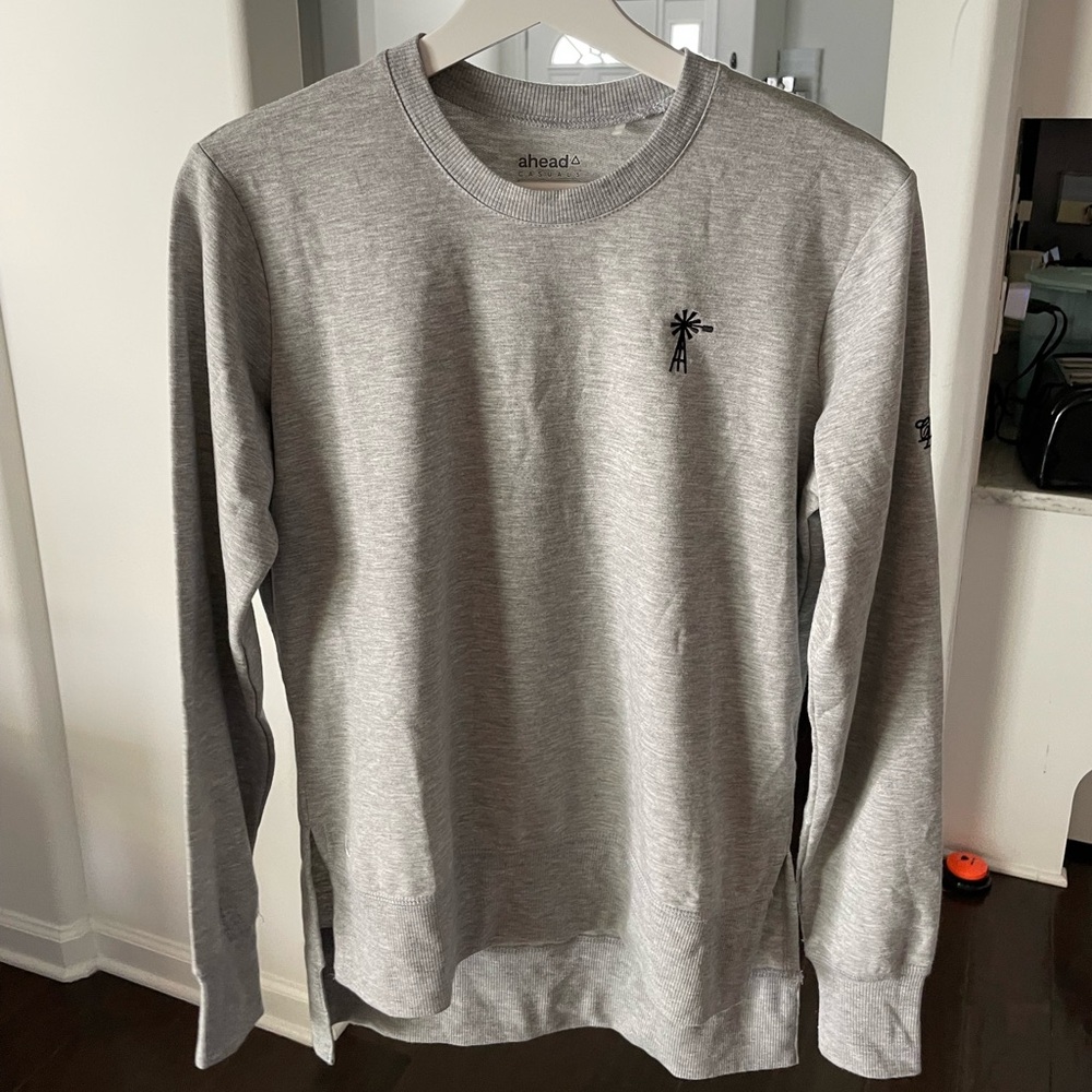 PGA TOUR Dell Match Play | crewneck pullover sweater | grey | XS | long sleeve